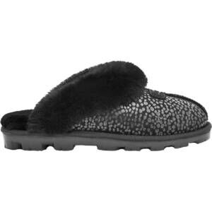 NEW UGG women's coquette sparkle spots slipper in black